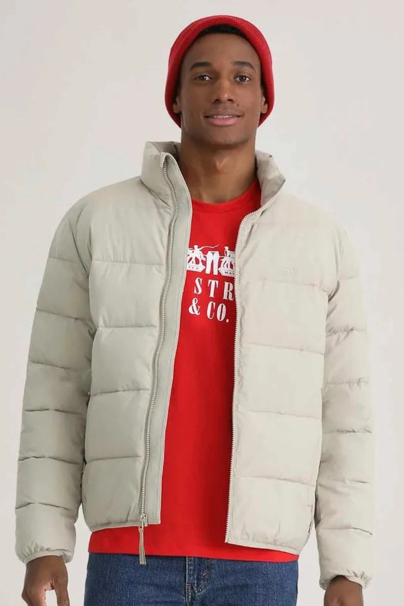 Produto - Jaqueta Levis Nylon Masculina Bege
