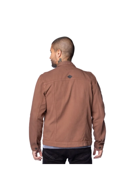 Jaqueta Max Denim Sarja Masculina Marrom Produto Jaqueta Max Denim Sarja Masculina Marrom
