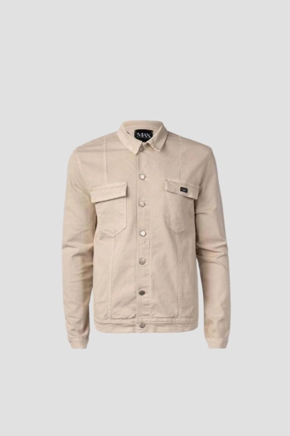 Produto - Jaqueta Max Denin Sarja Masculina Off White