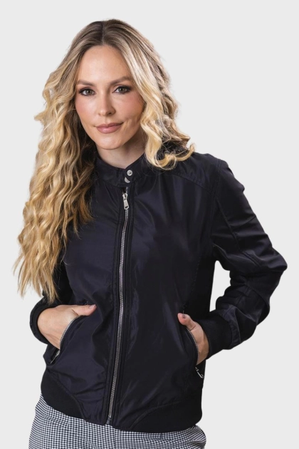 Produto - Jaqueta Mooncity Nylon Leve Feminina Preta