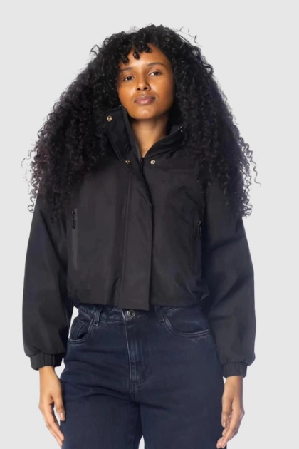 Produto - Jaqueta Sea Brazil Corta Vento Feminina Preta