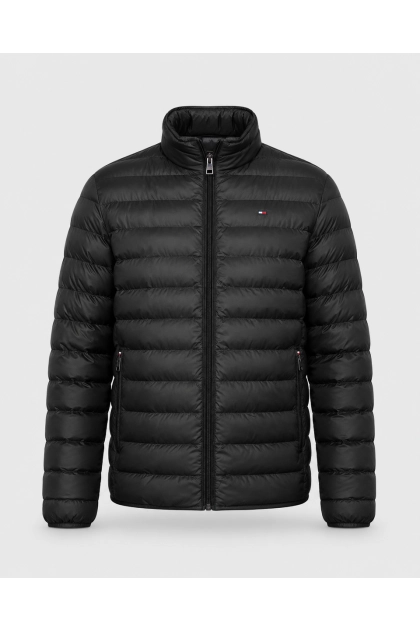 Jaqueta Tommy Hilfiger Core Packable Recycled Preto Produto Jaqueta Tommy Hilfiger Core Packable Recycled Preto