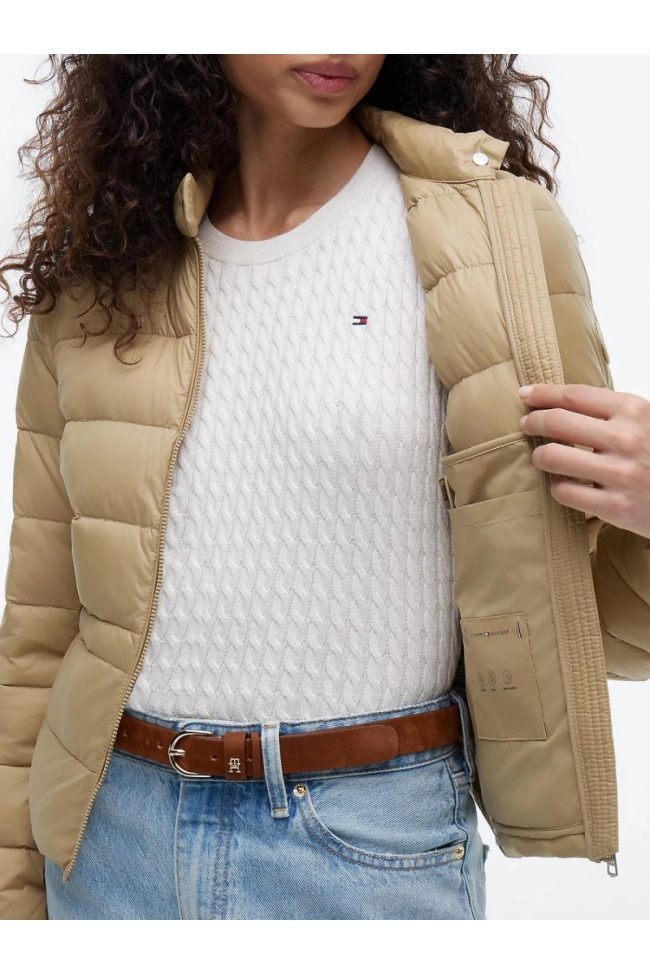 Jaqueta Tommy Hilfiger Down Packable Feminino Camel Produto Jaqueta Tommy Hilfiger Down Packable Feminino Camel