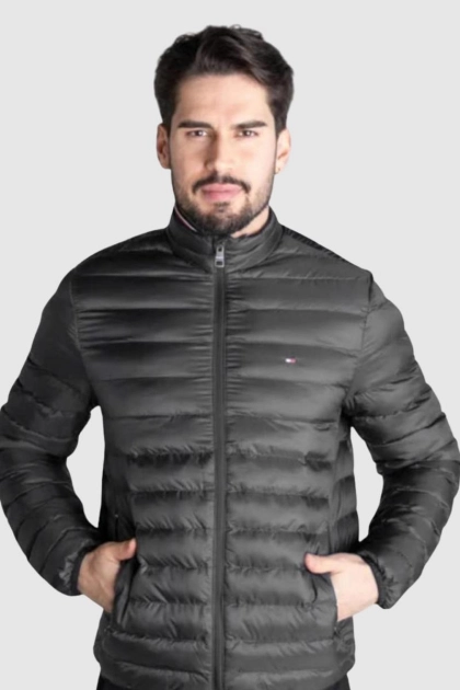 Produto - Jaqueta Tommy Hilfiger Nylon Masculina Preta