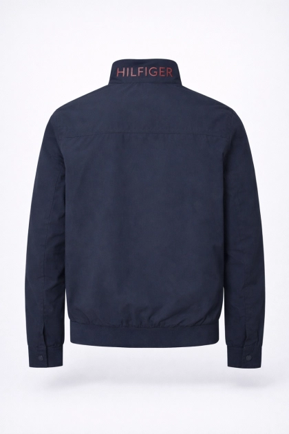 Jaqueta Tommy Hilfiger Zíper Nylon Masculina Marinho Produto Jaqueta Tommy Hilfiger Zíper Nylon Masculina Marinho