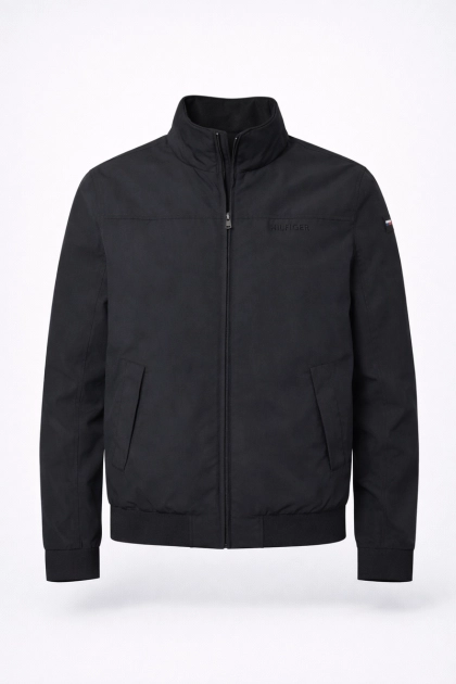 Jaqueta Tommy Hilfiger Zíper Nylon Masculina Preta Produto Jaqueta Tommy Hilfiger Zíper Nylon Masculina Preta