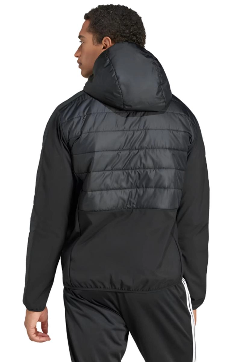 Jaquetas Adidas Puffer 3 Listras Masculina Preta