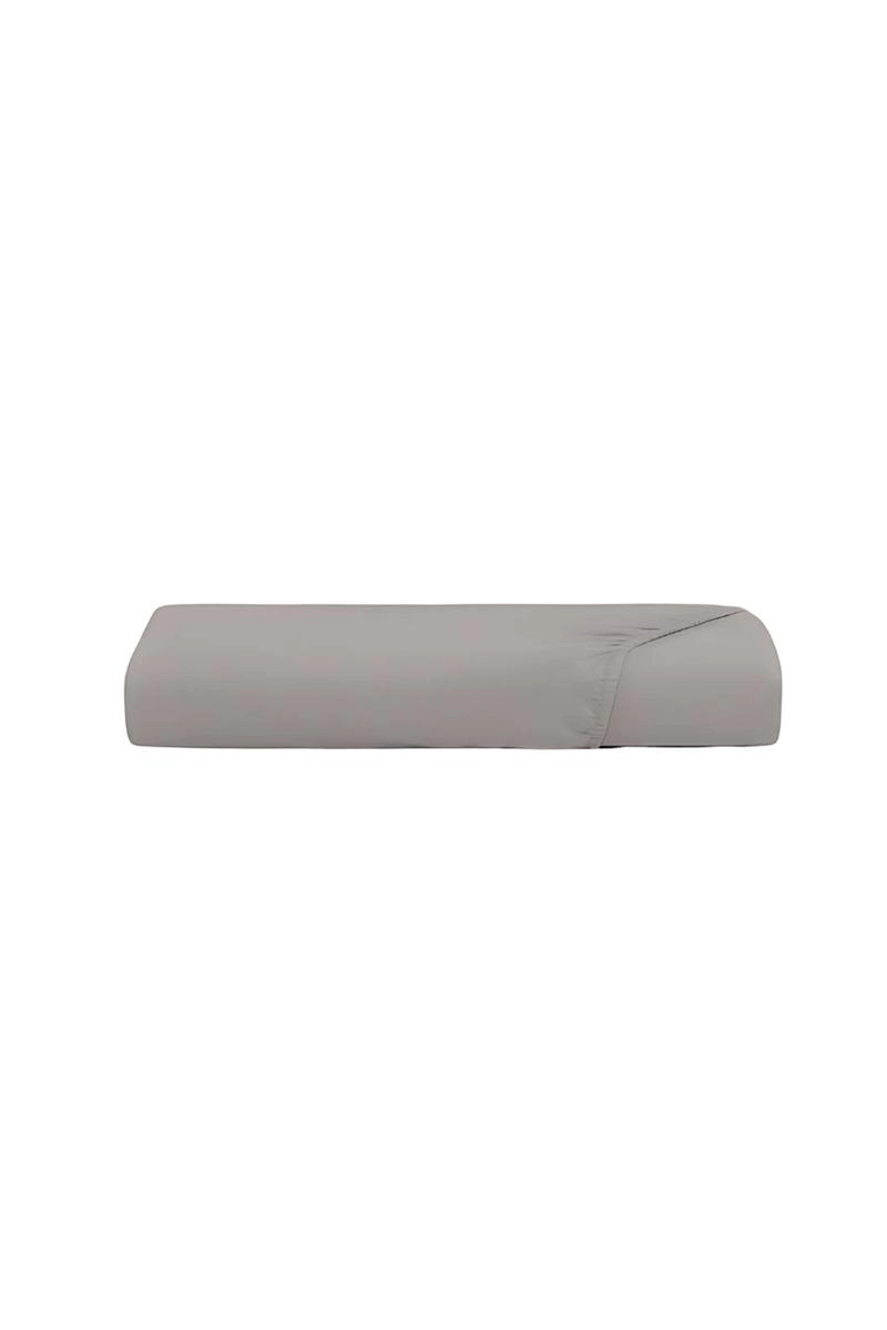 Lençol Casal Altenburg Toque Acetinado Com Elastico Cinza Provencal 1,38 m x 1,88 m