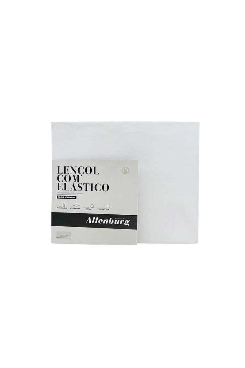 Lençol Queen Altenburg Toque Acetinado Branco