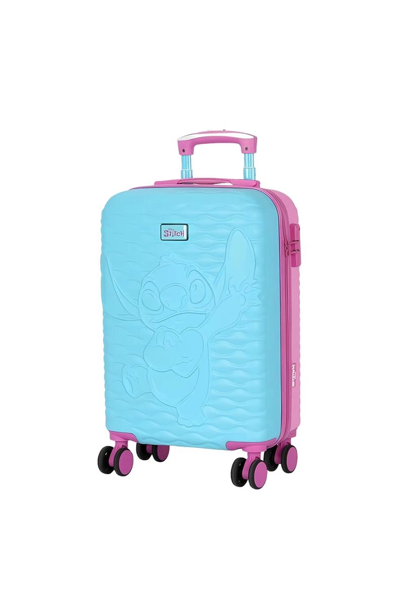 Mala Luxcel  De Bordo Stitch Dupla Face Pink