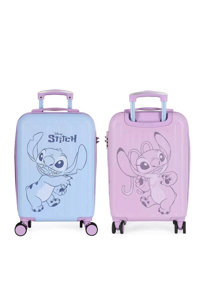 Mala Luxcel Stitch 4 Rodas 360 Graus Infantil