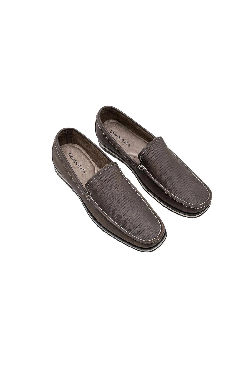 Mocassim Democrata Easy Ted Masculino Smoke Produto Mocassim Democrata Easy Ted Masculino Smoke