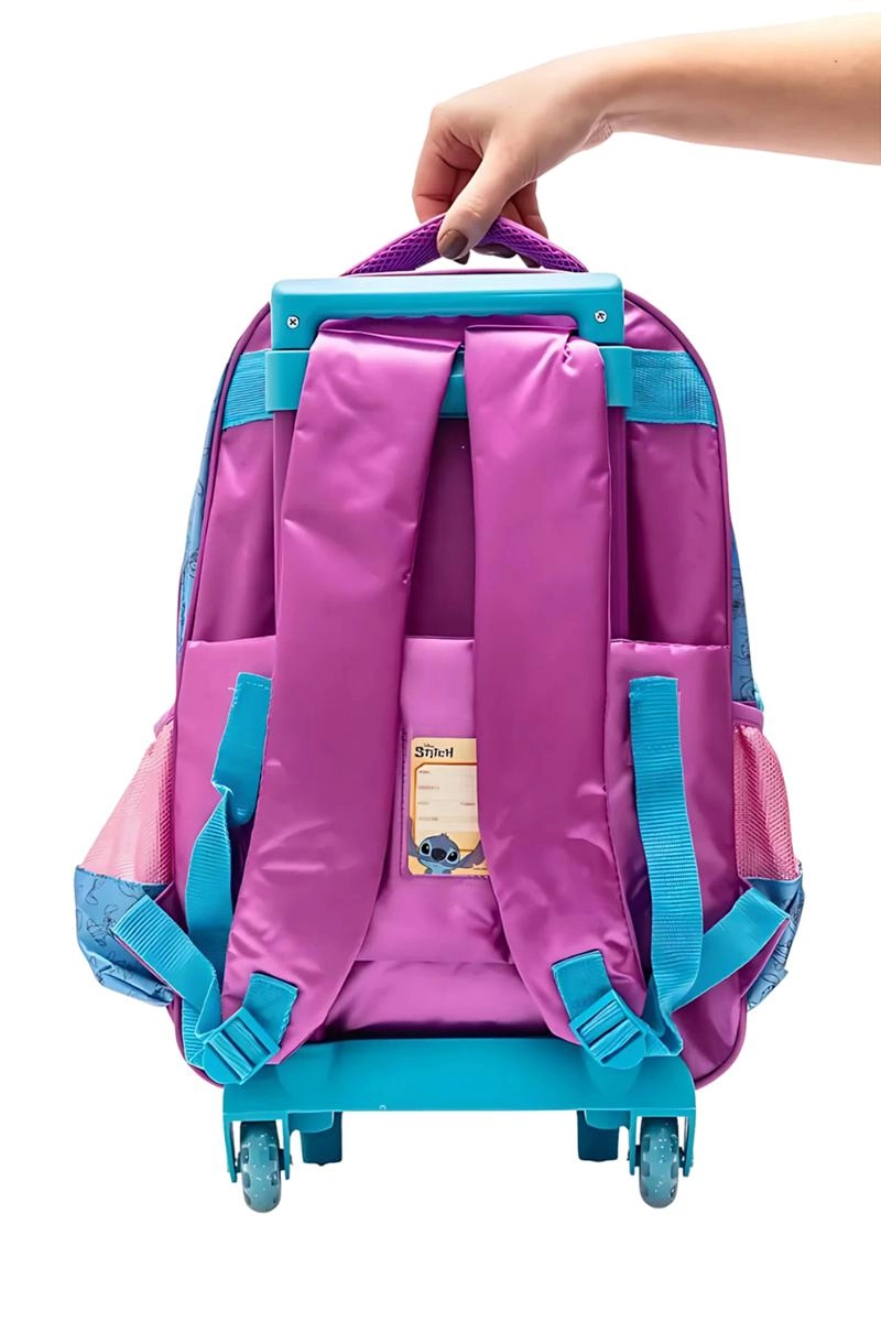 MOCHILA INF RODAS STITCH LUXCEL
