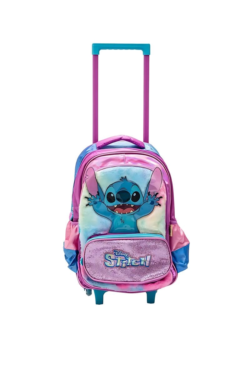 MOCHILA INF RODAS STITCH LUXCEL