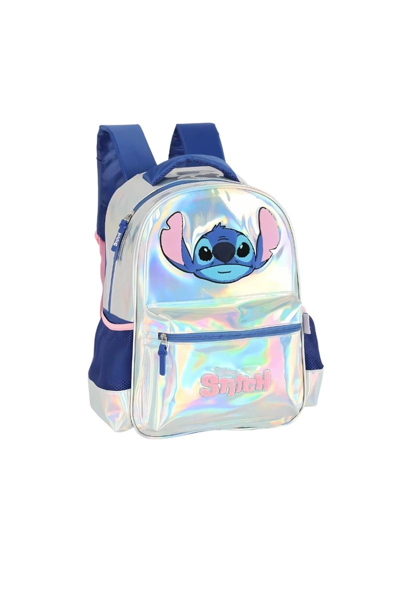 Mochila Luxcel De Costas Inafntil Prata