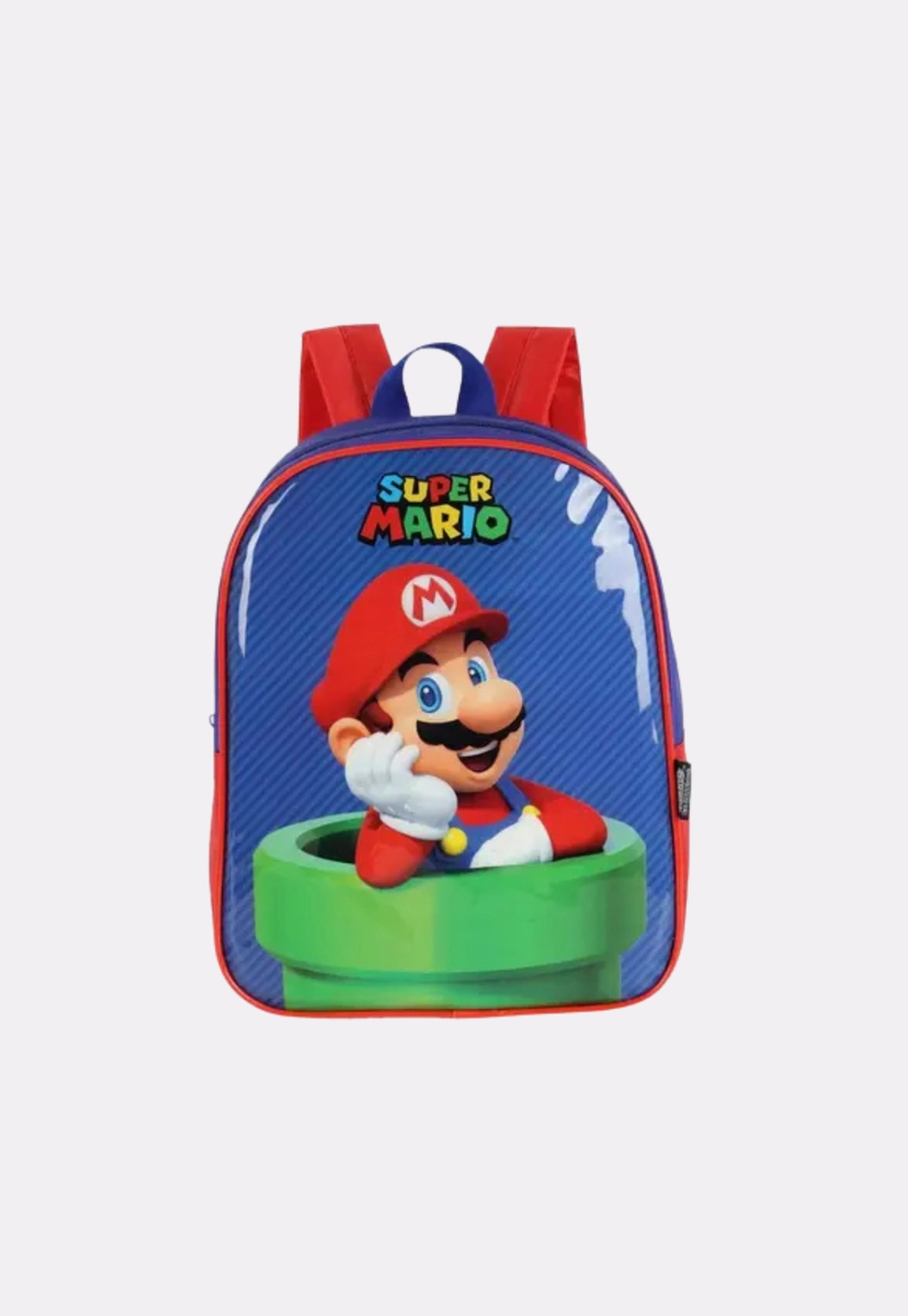 Produto - Mochila Luxcel Super Mario Infantil Azul
