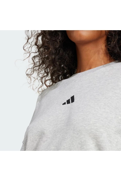 Moletom Careca Feminino Adidas Essentials Cinza Produto Moletom Careca Feminino Adidas Essentials Cinza