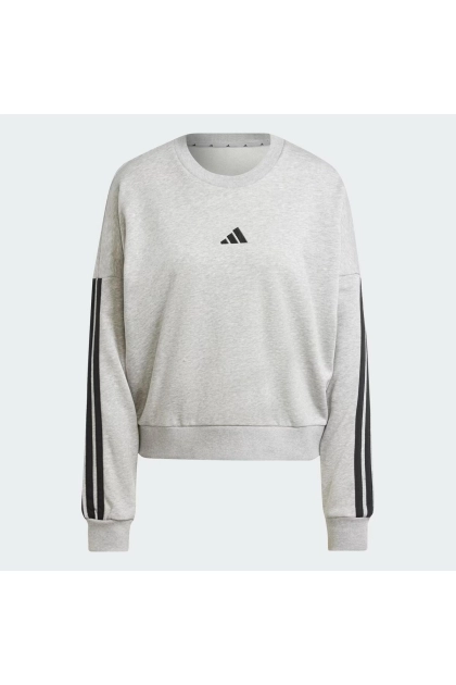 Moletom Careca Feminino Adidas Essentials Cinza Produto Moletom Careca Feminino Adidas Essentials Cinza
