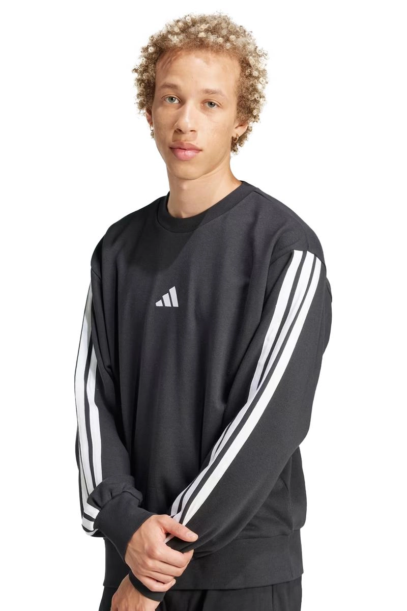 Moletom Adidas 3 Stripes Masculino Preto