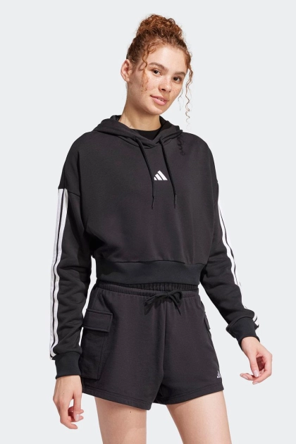 Moletom Adidas Cropped Feminino Preto Produto Moletom Adidas Cropped Feminino Preto