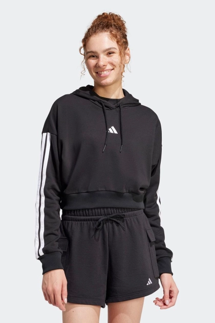 Produto - Moletom Adidas Cropped Feminino Preto