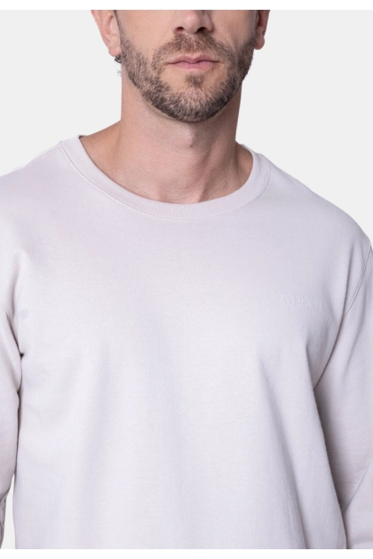Moletom Calvin Klein Careca Masculino Areia Produto Moletom Calvin Klein Careca Masculino Areia