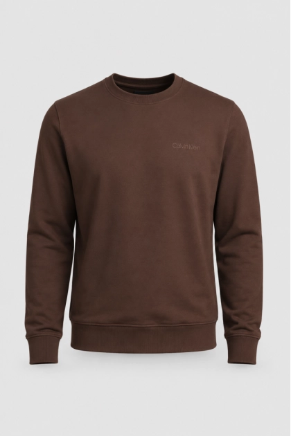 Moletom Calvin Klein Careca Masculino Marrom Produto Moletom Calvin Klein Careca Masculino Marrom
