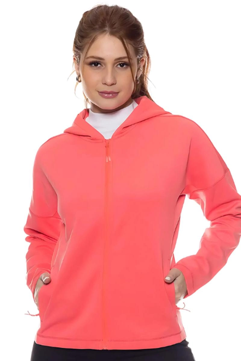 Moletom Crocker Capuz Canguru Feminino Rosa