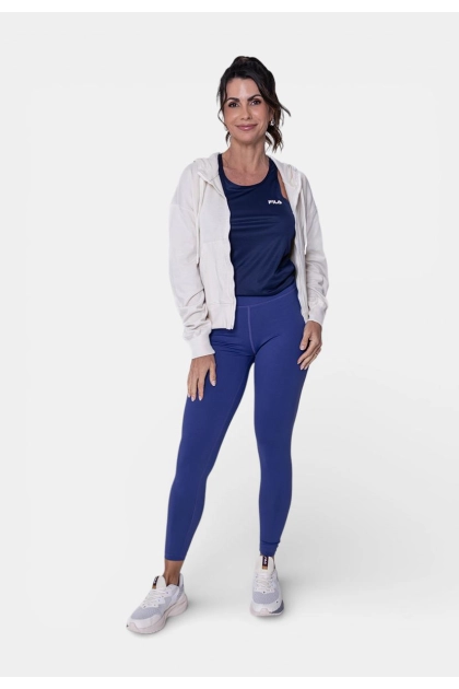 Moletom Fila Com Zíper Canguru Feminino Creme Produto Moletom Fila Com Zíper Canguru Feminino Creme