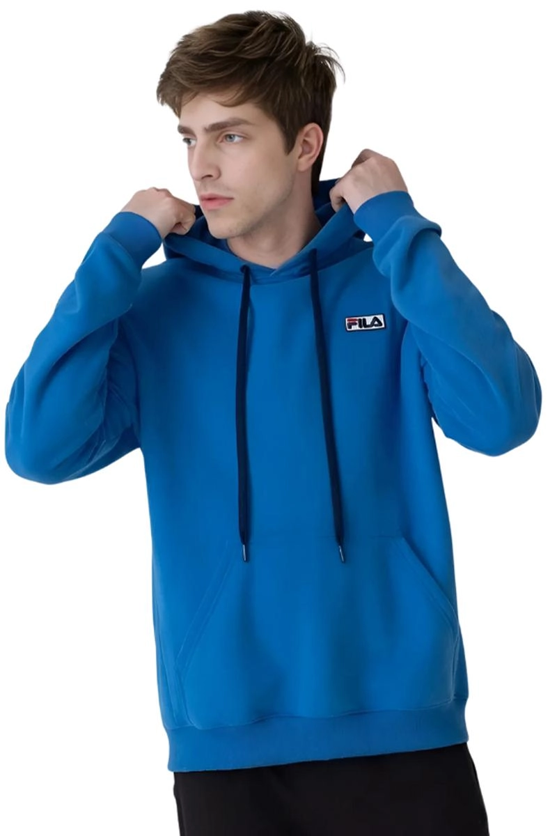 Moletom Fila Essentials Canguru Masculino Royal