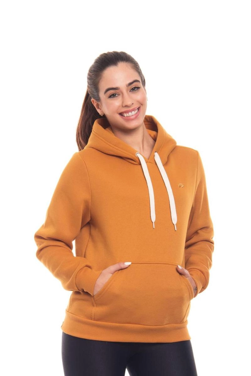 Moletom Freesurf Canguru Logo Feminino
