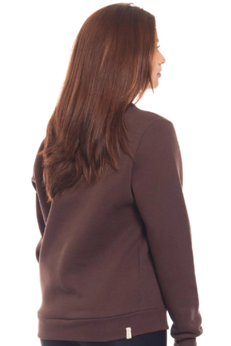 Moletom Freesurf Careca Feminino Café