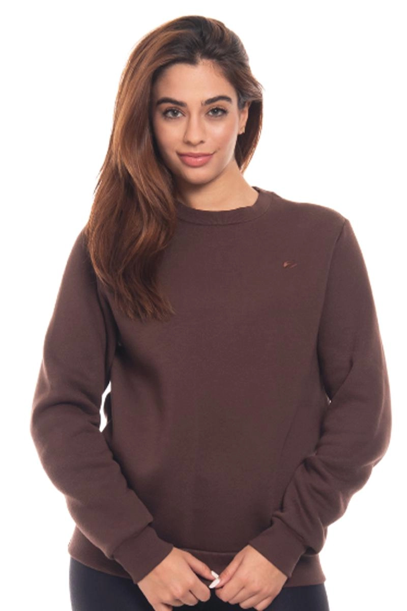 Moletom Freesurf Careca Feminino Café