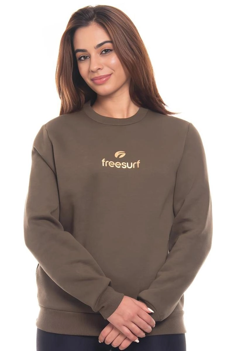 Moletom Freesurf Careca Feminino Verde
