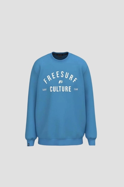 Produto - Moletom Freesurf Culture Careca Masculino Azul