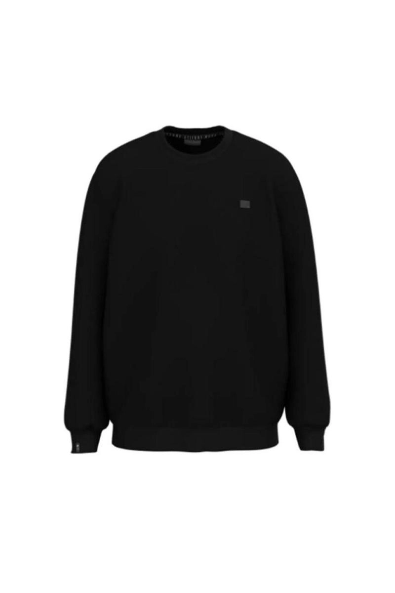 Moletom Freesurf Sem Capuz Logo Masculino Preto