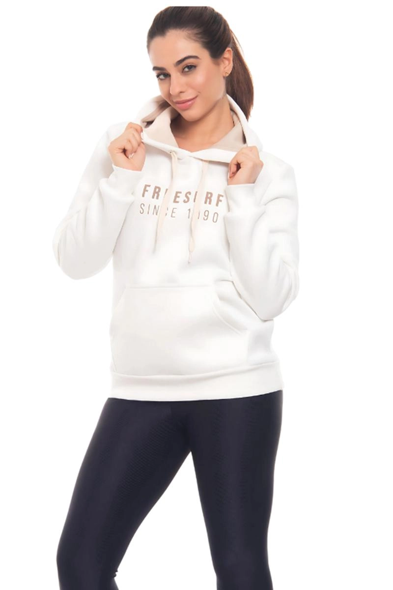 Moletom Freesurf Since Juvenil Feminino Off White