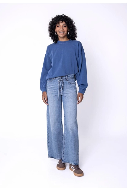 Moletom Levis Careca Boxy Feminino