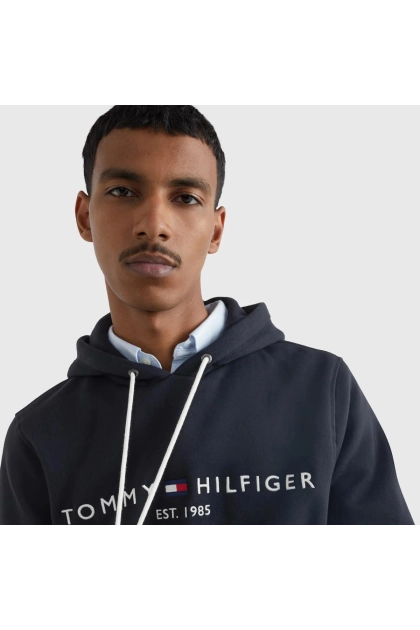 Moletom Masculino Logo Bordado Canguru Tommy Hilfiger Preto Produto Moletom Masculino Logo Bordado Canguru Tommy Hilfiger Preto