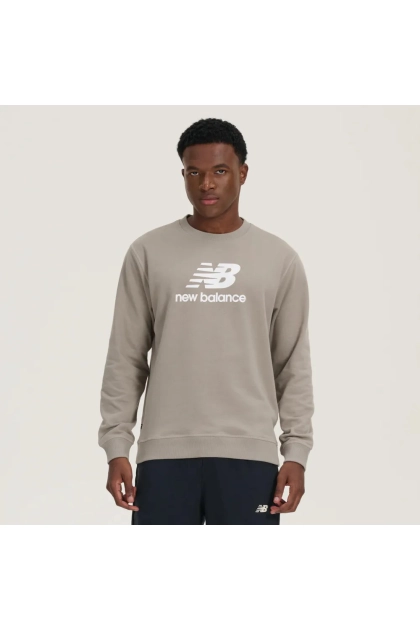 Moletom New Balance Essentials Basic Masculino Bege Produto Moletom New Balance Essentials Basic Masculino Bege