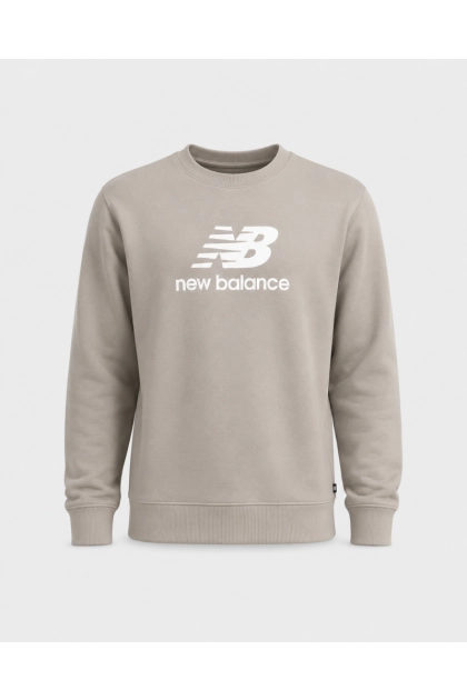Moletom New Balance Essentials Basic Masculino Bege Produto Moletom New Balance Essentials Basic Masculino Bege
