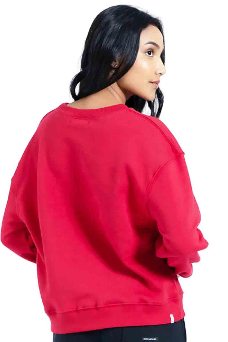 Moletom Rusty Careca Feminino Vermelho