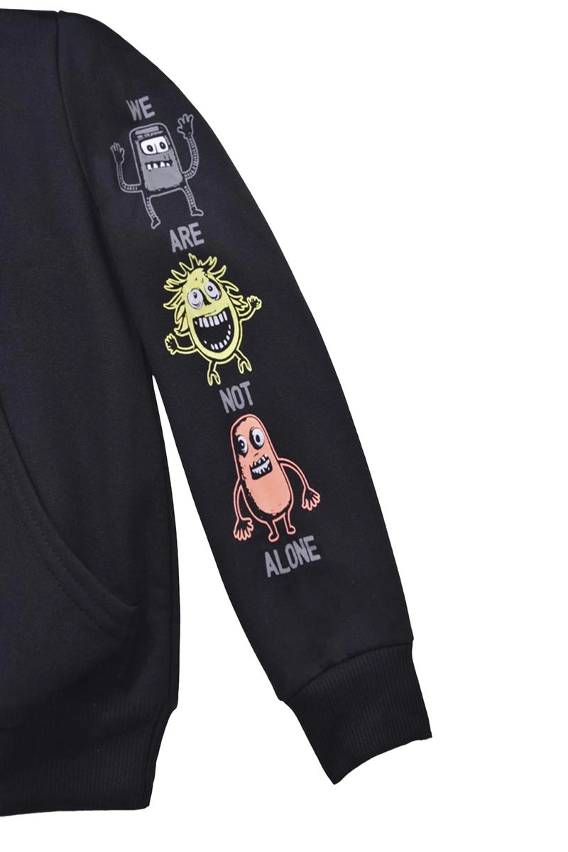 Moletom SBA Canguru Infantil Masculino Preto Produto Moletom SBA Canguru Infantil Masculino Preto