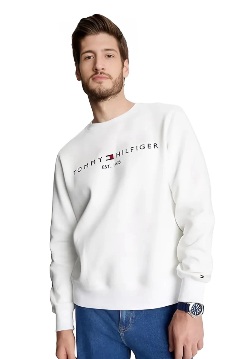Produto - Moletom Tommy Hifiger Careca Masculino Branco