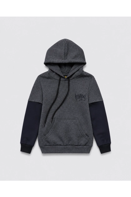 Moletom Yellowl Canguru Infantil Masculino Preto Mescla Produto Moletom Yellowl Canguru Infantil Masculino Preto Mescla