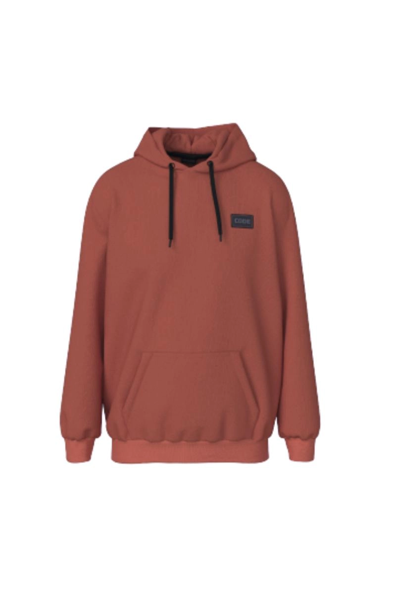 Moleton Code Canguru Masculino Marrom
