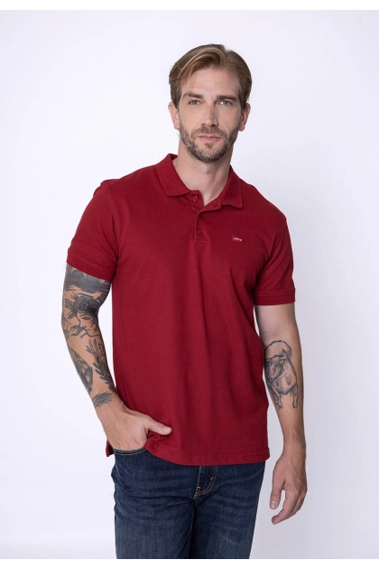 Produto - Polo Levis Manga Curta Masculina Vermelha