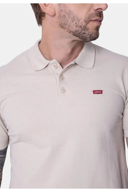 Polo Levis Manga Curta Masculino Bege Produto Polo Levis Manga Curta Masculino Bege