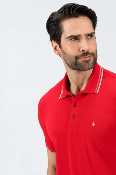 Produto Polo Masculina DLZ Vermelha