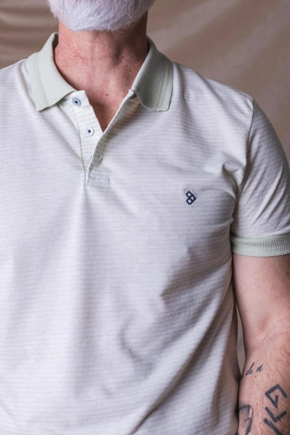 Polo Pitt Manga Curta Masculino Bege Produto Polo Pitt Manga Curta Masculino Bege